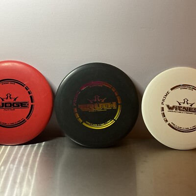 3 Prime Disc Golf Discs Judge Putter  Truth Midrange Witness Fairway Driver