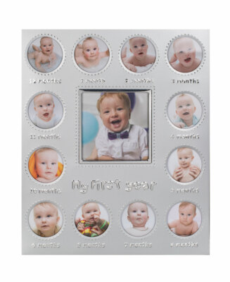 Mein erstes Jahr Bilderrahmen My First Year Baby Galerie Collage Foto Rahmen