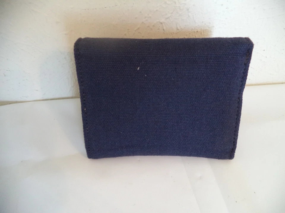 Blue/ Brown Cowboys Wallet. Exterior - 80% Cotton/ 20% Polurethane. Lining - 100 - Image 4 of 4