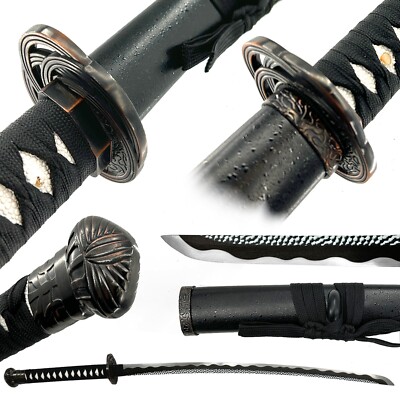 Shadows Embrace Handmade Katana - Superior Quality Blade for Battle Overall 40''