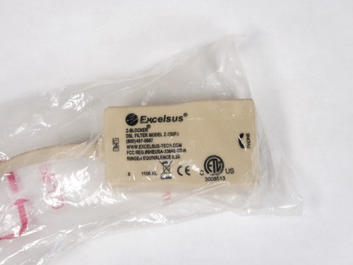 NEW Excelsus Z-Blocker Z-230PJ DSL Filter Unopened Packaging - 第 2/8 張圖片