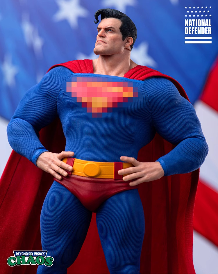 Figura Superman Protector de la Nación Preventa Muff Toys 1/12