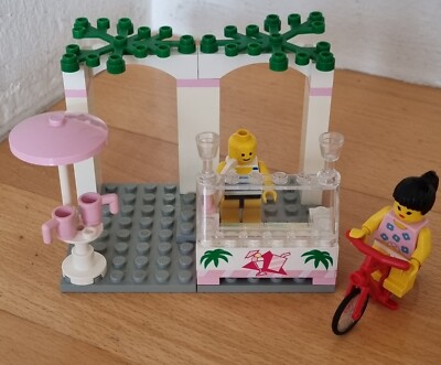 Lego Paradisa System (6402) Tonis Eis Shop Eiscafé Sidewalk Café 1994