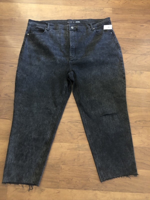 Old Navy Women's Jeans Extra High Rise Sky-Hi Straight Plus Sz 26 NWT Black