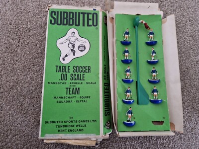 Subbuteo équipe Everton - Échelle 00 - Réf. 248 - Vintage En Boîte D'origine UK