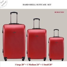 1pc-2pc-3pc Luggage Suitcase set Trolley Travel Bag 4 Wheel TSA lock lightweight