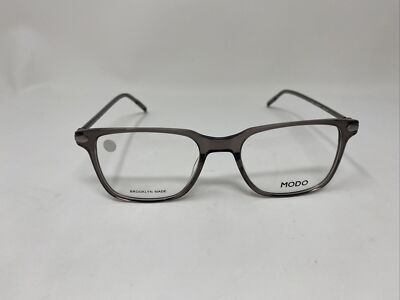 MODO EYEWEAR QUINCY GRAY CRYSTAL 50/19/145 EYEGLASSES FRAME U259