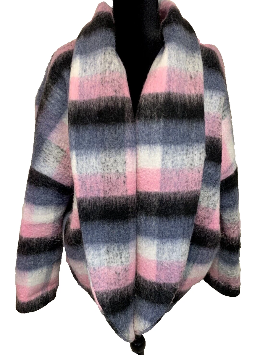 Pink tartan coat sales