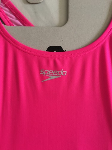 Speedo Youth 1pc Girl Swimsuit, Blended Polyester, Size XLARGE, New with Tag - Picture 5 of 9