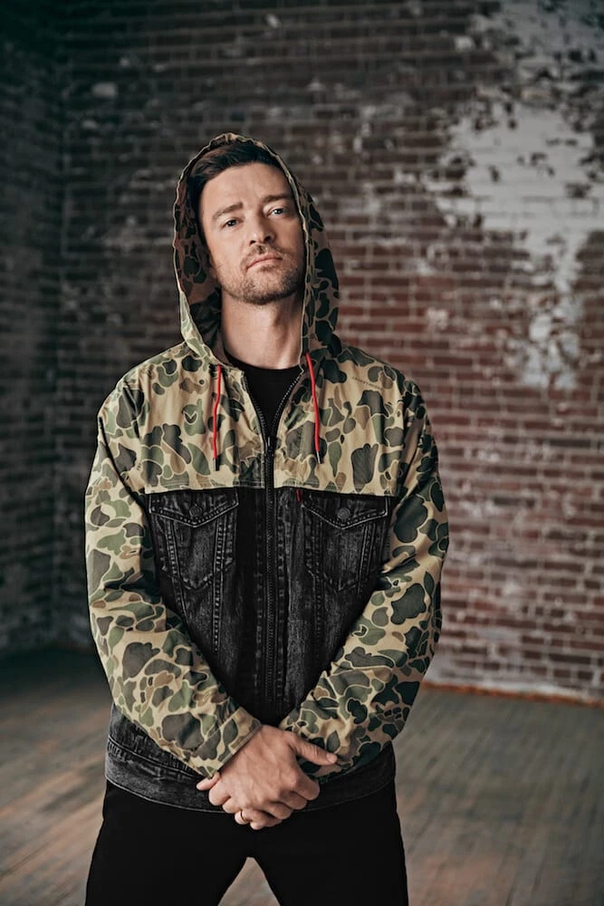 Levi's justin timberlake jacket camo deals