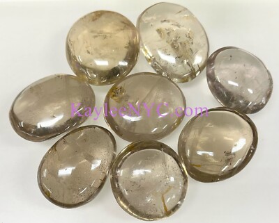 Wholesale 2 Lb Lot Natural Smoky Quartz Palm Stone Crystal Energy