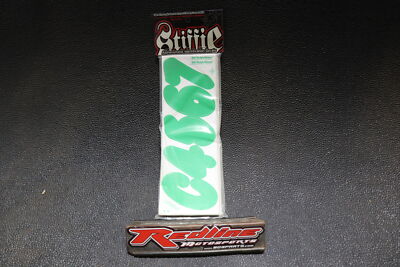 STIFFIE ALPH IDENTIFICATION DECALS  WATERCRAFT MARINE SOLID KELLY GREEN 26-WL74