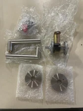 Emtek S20002STTSS Stuttgart  Privacy Door Lever Set - Brushed Stai