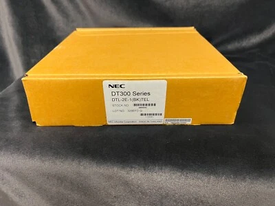 NEC DT300 Series DTL-2E-1(BK)TEL Phone - New In Box - DTL-2E-1 (BK) TEL
