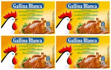 4 GALLINA BLANCA CHICKEN with DILL Soup Cubes Bouillon Broth Packs 80g 2.8oz