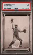 1934 R318 Batter-Up #10 Rick Ferrell PSA 1 Boston Red Sox  (5194)