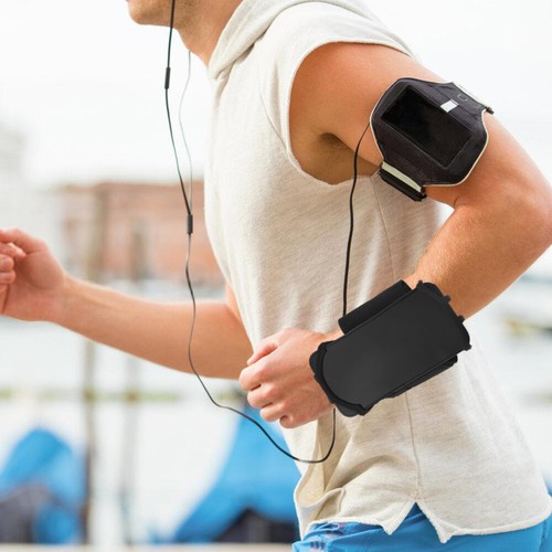 Cell Phone Wristband Man Fitness Outdoor Running Mobile Arm Armband for - Photo 11 sur 12