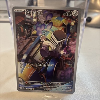 Varoom 206/197 Full Art Illustration Rare - Pokémon Obsidian Flames Holo Card