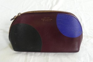 SMYTHSON of Bond Street Made In Italy Leather Make Up Bag