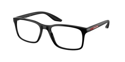 PRADA LINEA ROSSA PS 08RV 1AB1O1 Black Demo Lens 54 mm Men's Eyeglasses