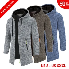 Men's Oversize Zipper Hoodie Sweatshirt Winter Casual Outdoor Jacket Casual Gift