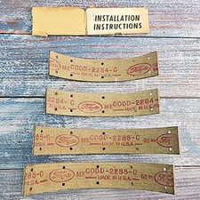 Ford C1dz-2007-b Rear Brake Lining For 1960-1961 Falcon Kit Genuine Oem Nos New