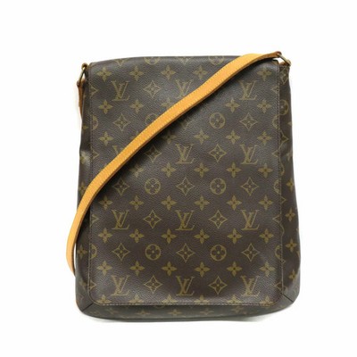 Louis Vuitton Musette Monogram Shoulder Bag Brown
