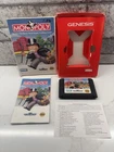 Monopoly (Sega Genesis, 1992) Cardboard Box Complete With Manual Tested