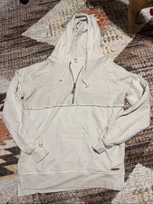 BKE Buckle Cream Zip-Up Hoodie