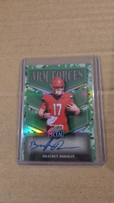 2025 Leaf Metal Arm Forces Green Auto Brayden Dorman /8 Autograph