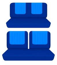 Fits 1956 Buick Super 2door hardtop Front 50-50 top and Rear bench seat covers