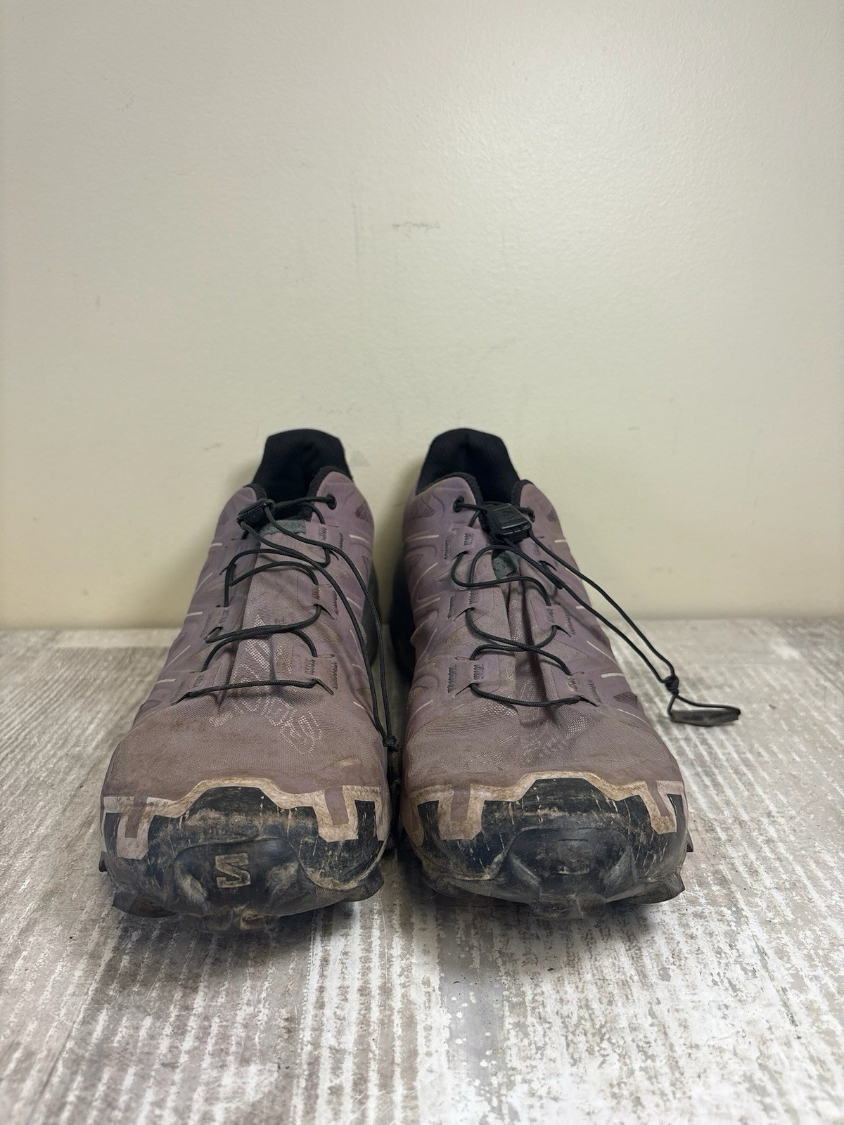 Salomon Speedcross 6 Donna TAGLIA 10 5 417429 Moonscape Nero Cenere di Rose