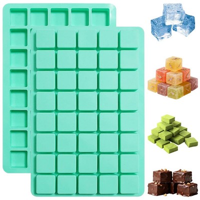 2 Pack Square Chocolate Silicone Mold，40-Cavity Silicone Caramel Candy Molds ...