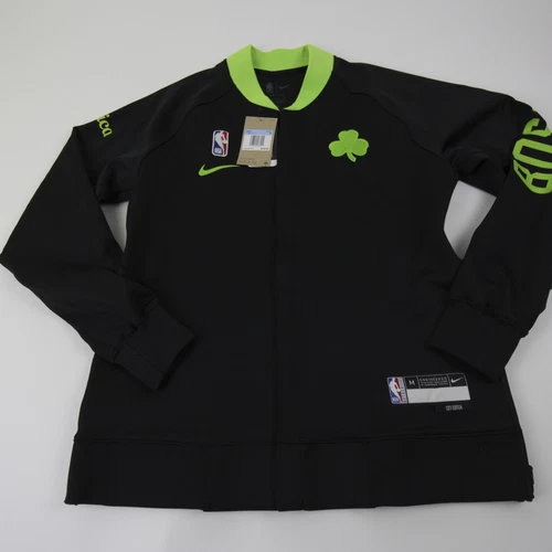 Boston Celtics Nike NBA Authentics Jacket Men's Black/Neon Green New