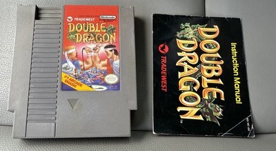 Tradewest Double Dragon Nintendo NES Game With Manual