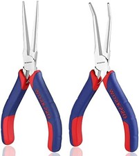 WORKPRO Mini Needle Nose Pliers Set, 2-Piece, 6"