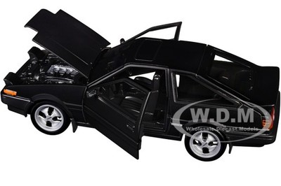 TOYOTA SPRINTER TRUENO AE86 RHD MATT BLAC 1/24 DIECAST MODEL BY