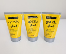 Schwarzkopf Got2b Glued Styling Spiking Hair Glue Screaming Hold 1.25oz Lot of 3