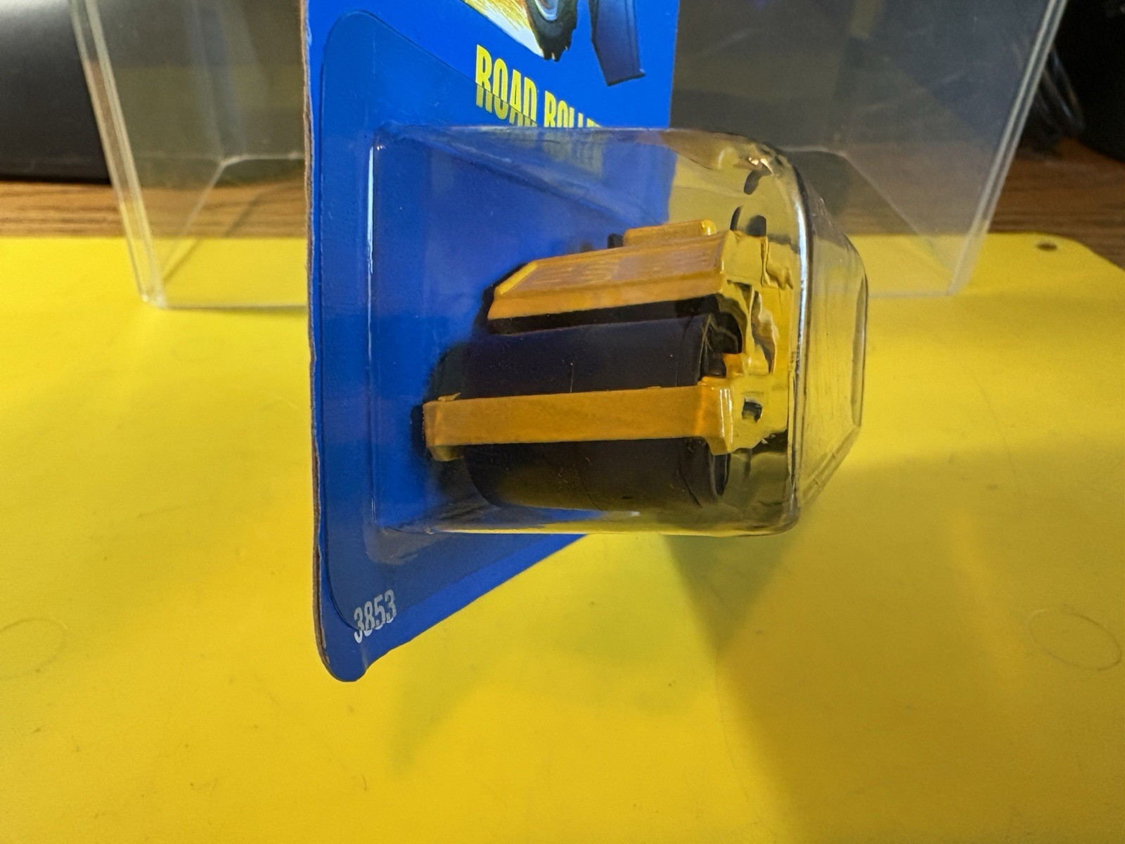 1991 Hot Wheels ROAD ROLLER #55 NIP IN PROTECTOR PACK  RARE HTF