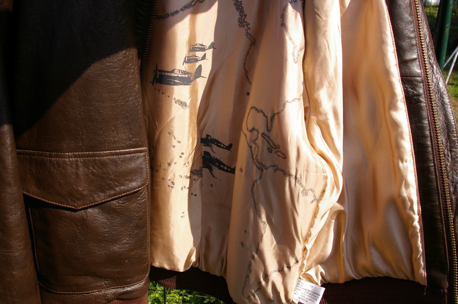 Microsoft Brown Shell 100% Leather Jacket Coat Po… - image 14