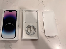 Apple MQ8W3LL/A iPhone 14 Pro Max Deep Purple, 256GB BOX ONLY USB-C to lightning