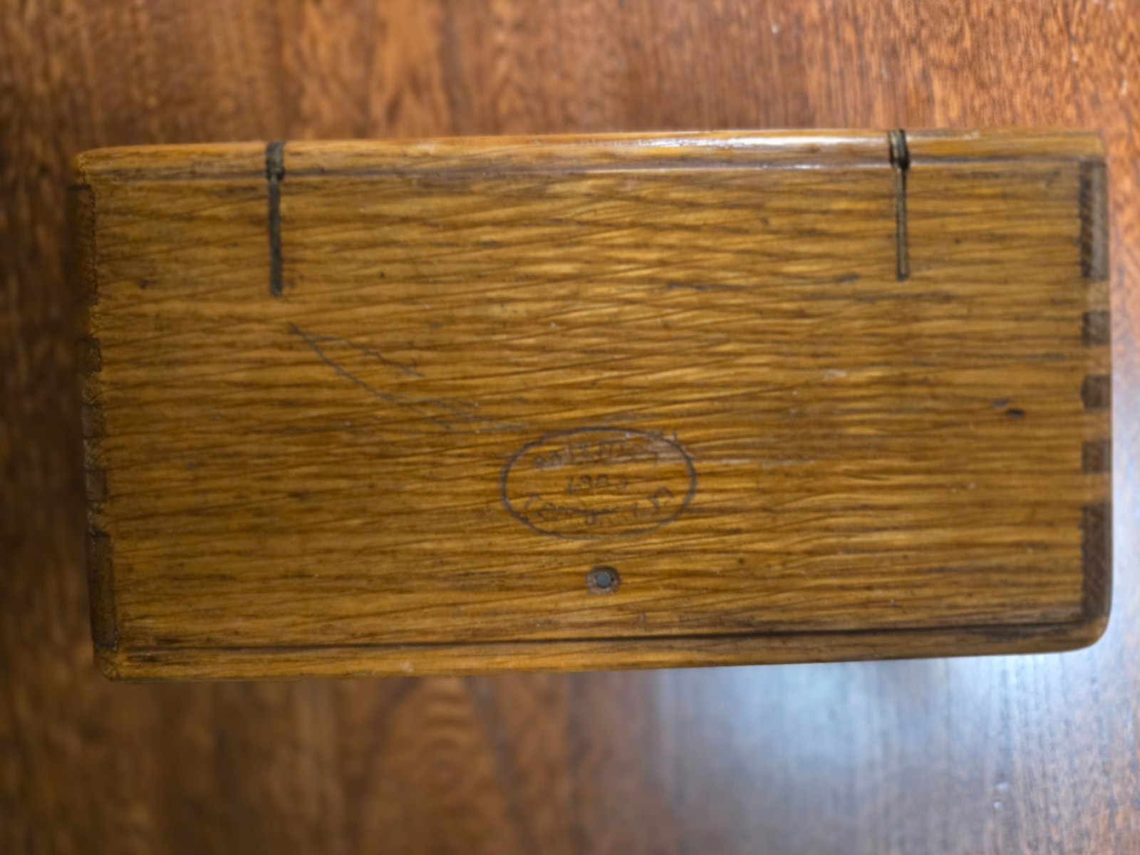 Antique Singer Sewing Box with Attachments - Almost Complete  - circa 1889