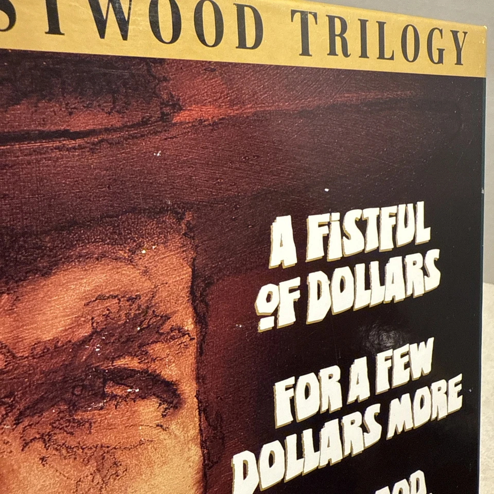 THE CLINT EASTWOOD TRILOGY Western Box Set MGM/UA Laserdisc RARE Leone - Image 4 of 4