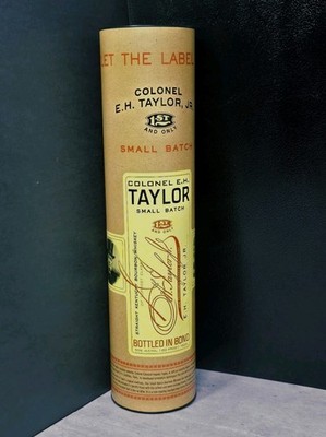 Colonel EH Taylor Small Batch Bourbon 750ml  Tube (empty)
