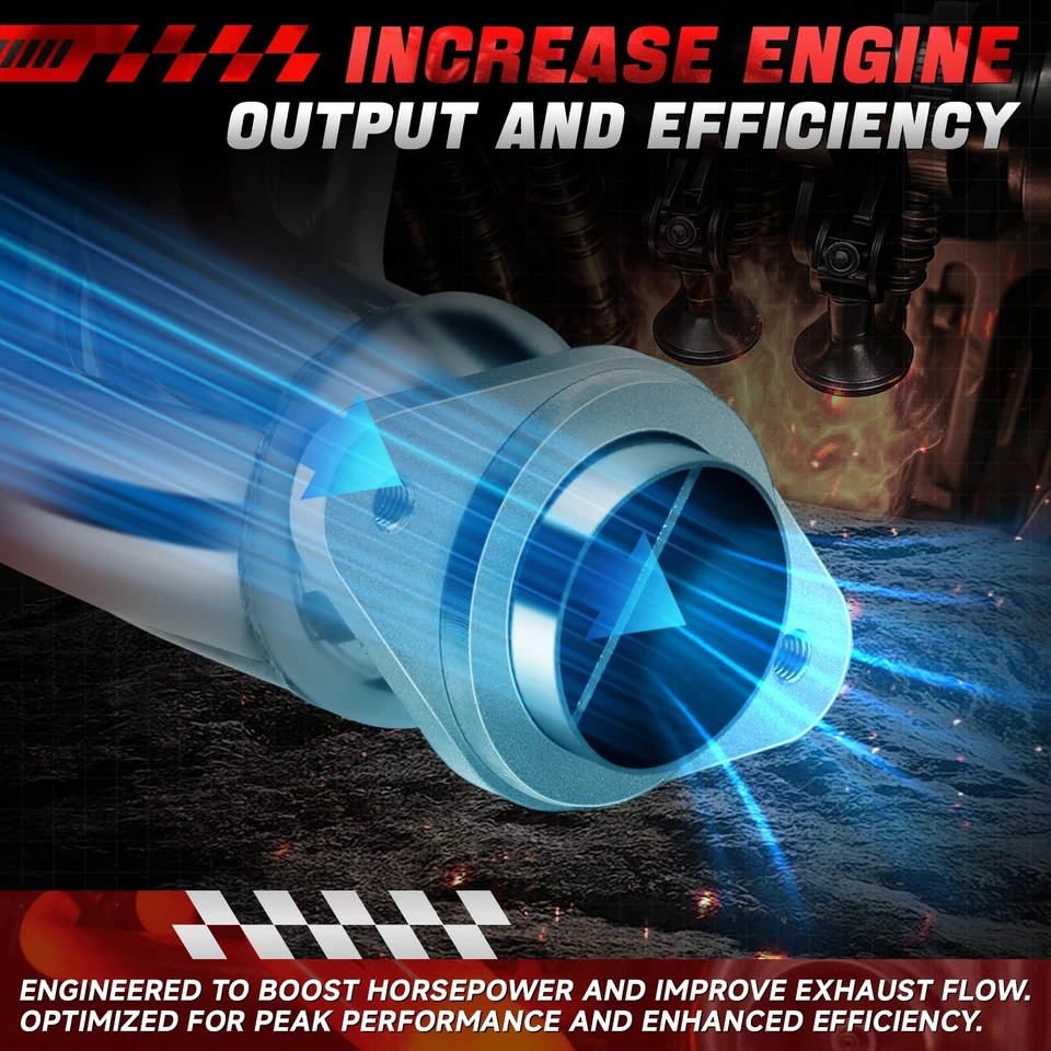 Extrator de cabeçalho coletor de escape de aço inoxidável 4-1 para 2011-2016 Scion tC - Imagem 3 de 4