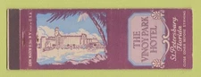 Matchbook Cover - Vinoy Park Hotel St Petersburg FL