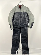 Vintage 80s BMW Motorrad Motorcycle Suit Leather Jacket Men’s USA L