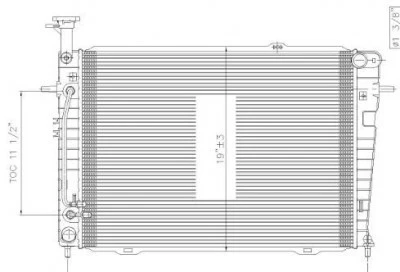 Radiador para 05-09 Kia Sportage 2,0 L L4 fila única HY3010151 25310-2E400 Foto 3 de 4