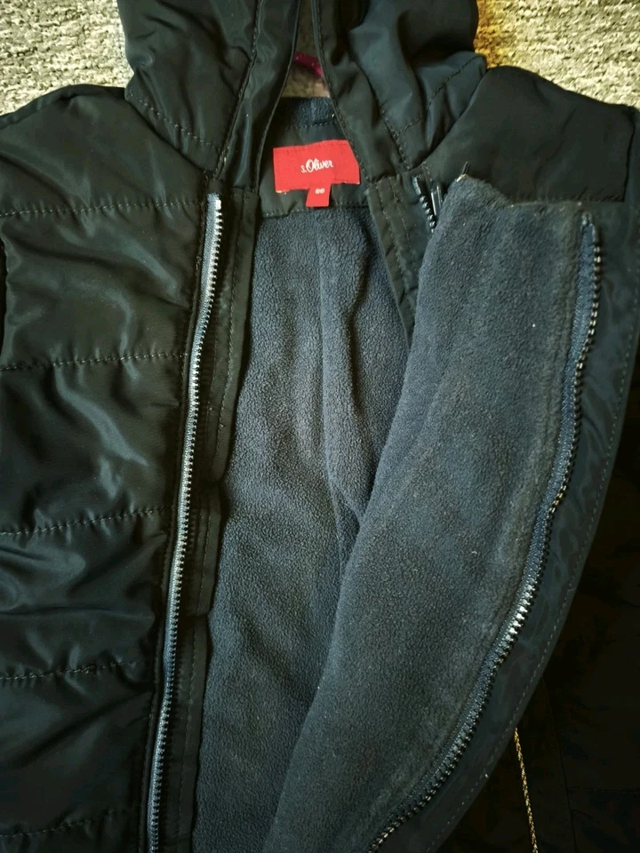 Schneeanzug Mädchen S Oliver Gr. 86 Dunkelblau Super Zustand Gefüttert  Overall  - Bild 3 von 4