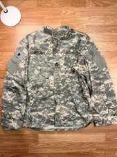 US Army ACU Coat Large Regular Digital Camo Ripstop Combat Uniform Jacket